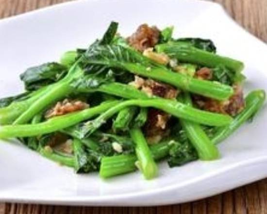 油渣菜心 Choy Sum with Pork Lard